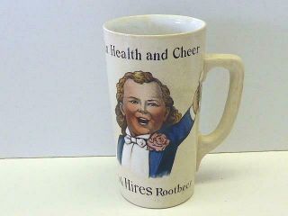 1890s Hires Root Beer Mug Cup Villeroy & Boch Ugly Boy Beer Mug Germany