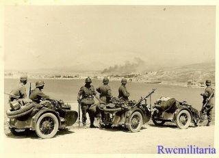 BEST Wehrmacht Kradschützen Troops w/ MP - 40 Sub MG ' s & MG Armed Motorcycles 2