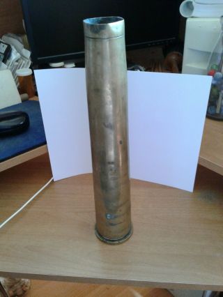 Vintage Brass Artillery Shell 40 Mm Mk4