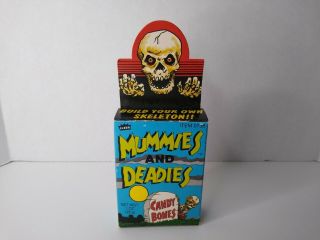 Fleer Mummies And Deadies 90s Vintage Candy Bones Mr.  Halloween