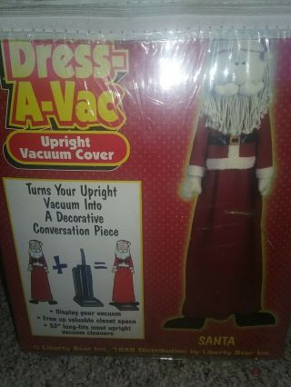 Vintage liberty star inc.  Santa Claus Vacuum Cleaner Cover Dress - A - Vac 3