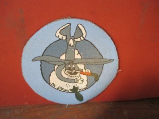 Wwii Usaaf Bugs Bunny Big Springs Tex Bombardier School Flight Jacket Patch