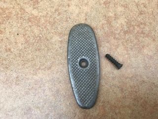 Early Wwii Inland M1 Carbine Butt Plate & Screw 1942 - 43
