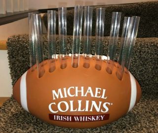 Michael Collins Irish Whiskey Football 40 Shooter Test Tube Set Nfl Fantasy