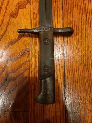 Vintage WWII GNUTTI Italian Military Bayonet Knife Dagger 2