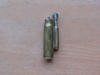 Italian Wwii Trench Art Shell Lighter,  El Alamein