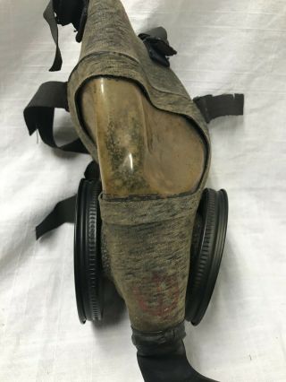 Ww2 Us Navy Issue Non Combatant Civilian Gas Mask Dual Filter