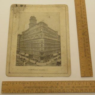1907 Postmarked Picture Post Card - Over Size - Powers Building,  Rochester,  Ny