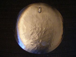 Vintage Wendell August Forge Hand Made Pewter 1998 Christmas Plate 2