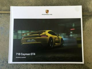 Porsche 718 Cayman Gt4 Perfectly Irrational 2019 Hardcover Book Wsln2001000323
