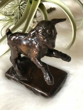 Edith Barretto E.  B.  Parsons American Little Dancing Goat Gorham Bronze 2