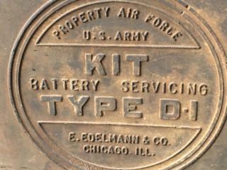 Very Rare U.  S.  Army Air Corps Break - Not Battery Kit Carrier Wwii Aviation