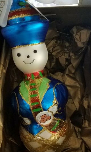 Vtg Waterford Holiday Heirlooms Snowman Tree Ornament Killeen Clem