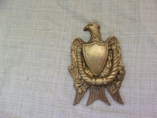 Vintage Brass Door Knocker American Eagle Shield Arrows Wheat Penco
