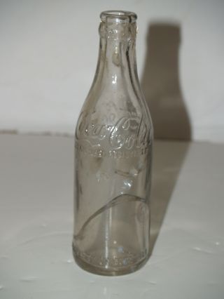 Vintage Coca Cola Straight Side Bottle - Trademark - No City - Light Purple / Amethyst