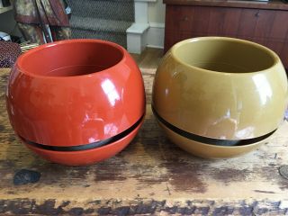Two Vintage Phillips 66 Products Co.  Inc.  Modern Planters