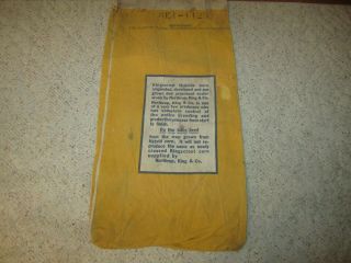 Vintage Kingscrost KX Hybrid Seed Corn Bag Minneapolis,  MN 3
