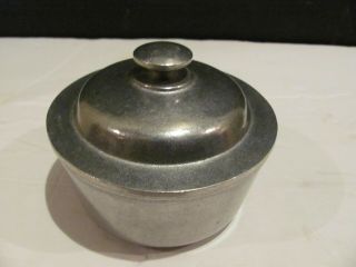 Vintage Rwp Wilton Pewter Small 4 1/2 " Bowl With Lid