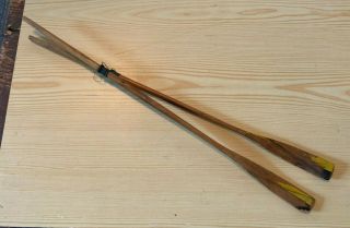 Antique Hand - Made Carved Miniature Folk Art Crew Oars From England Estate