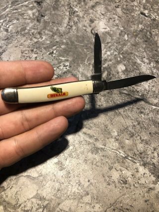 Vintage Dekalb Seed Corn Imperial Pocket Knife Usa Farm