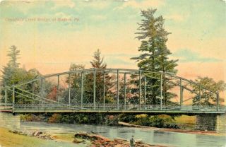 A View Of The Clearfield Creek Bridge,  Matera,  Pennsylvania Pa 1912