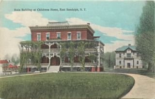 A View Of The Main Building,  Childrens Home,  East Randolph,  York Ny
