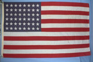 Ww2 Era Us 48 Star American Flag Size 4 