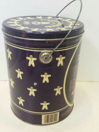 Mrs.  Tucker ' s All Purpose Shortening Collector Tin with Gingerbread Men Recipe 2