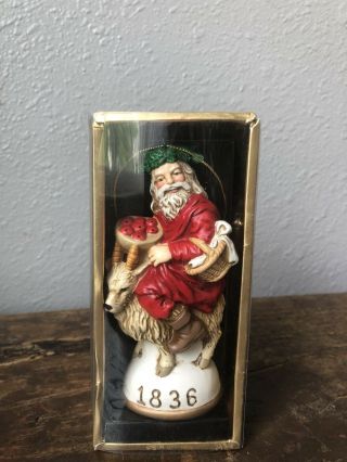 Memories Of Santa 1836 Riding A Goat Father Christmas 20 Ornament