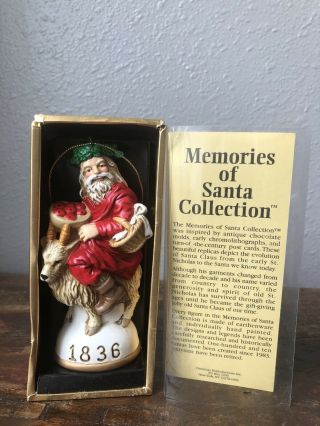 Memories Of Santa 1836 Riding A Goat Father Christmas 20 Ornament 2