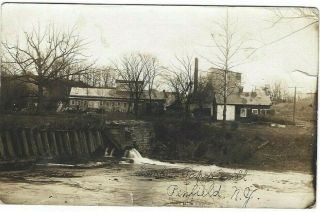 Rppc Penfield Ny Lawless Paper Mill 1914 Real Photo Rochester Miller Port Byron