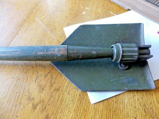 WWII US Army Military Folding Shovel Entrenching Tool 1945 AMES 2