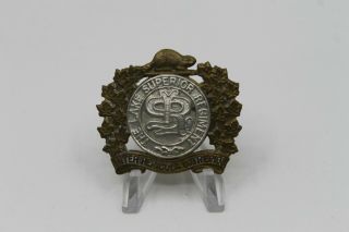 Ww2 Canadian Lake Superior Regiment Lsr Cap Badge