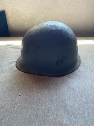 US Military Issue WW2 M1 HELMET Steel Pot MARINE USMC WWII 2