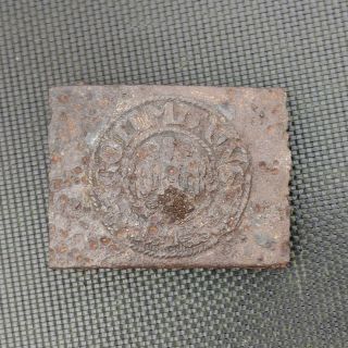 Ww2 Wwii German Relic Iron Buckle Eastern Front Relic N2