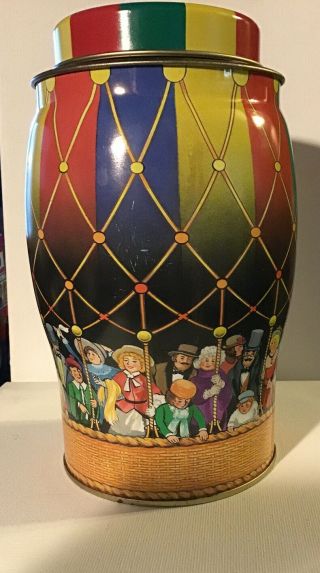 Decorative Old Fashion - Inspired,  Hot Air Balloon Ride Theme,  Tin Canister