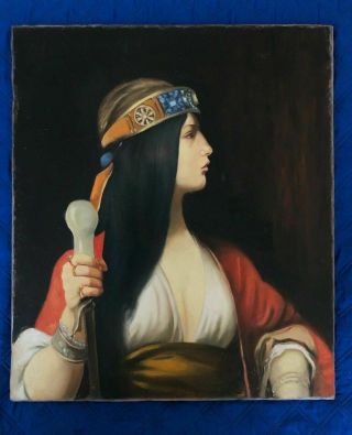 18th Century Fine Italian Old Master Oil On Canvas - Judith