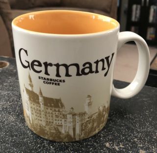 2017 Starbucks Germany Global Icon City Coffee Mug Deutschland 16 Oz