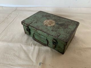 Vintage German First Aid Metal Box 2