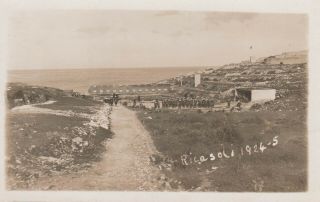 Ricasoli,  Malta 1924 - 25