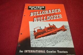 Bucyrus Erie Cable Dozers For International Harvester Crawler Brochure Dcpa13