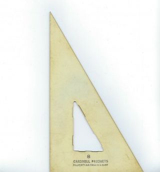 Air Force Us Army Drafting Triangle,  Wwii (1941 - 47),  Cardinell Products