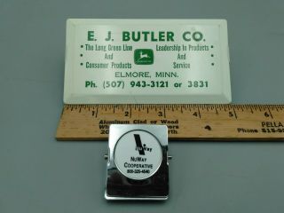 Vintage John Deere Advertising Receipt Clip Elmore Minn E.  J Butler Co.  & Nuway