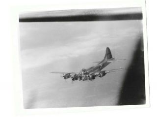 Wwii Orig Photo Usaaf 483rd Bg B - 17 With Missing Nose