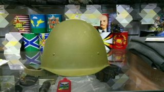 The Russian Military Steel Helmet Of The Ww2.  Type Ssh - 40,  Ussr.
