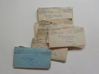 30 Wwii Letters Jewish 23rd Marines 4th Division Camp Pendleton California Ww2