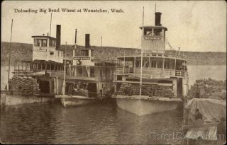 Wenatchee,  Wa Unloading Big Bend Wheat Chelan County Washington C.  H.  Armstrong