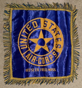 VINTAGE WWII US - AIR CORPS KESSLER FIELD,  MISS Banner / Flag 2