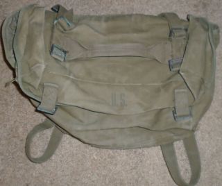 Us Army Ww2 M - 1945 Pack Field Cargo Vintage Canvas Bag Military