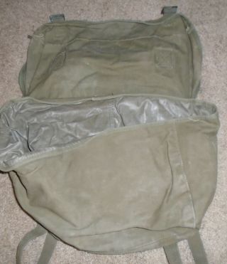 US ARMY WW2 M - 1945 PACK FIELD CARGO VINTAGE CANVAS BAG MILITARY 3